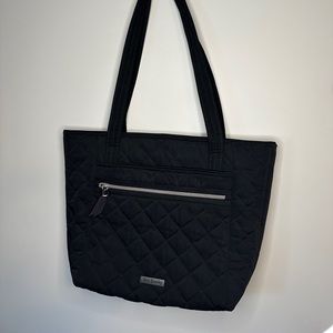 Vera Bradley Tote Back in Performance Twill Black
